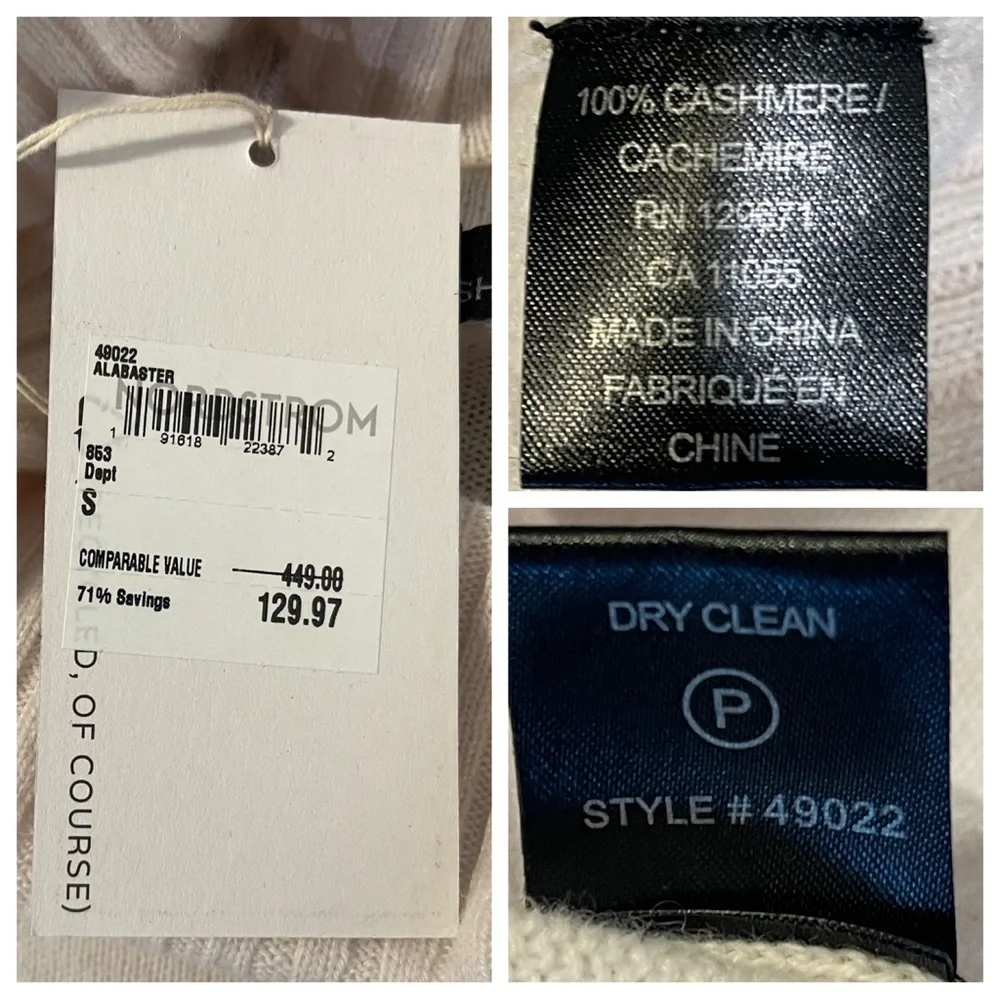 NWT! 360Cashmere Rita Cashmere Turtleneck Sweater